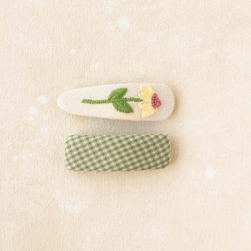 Snap Clip Set // Gardenia