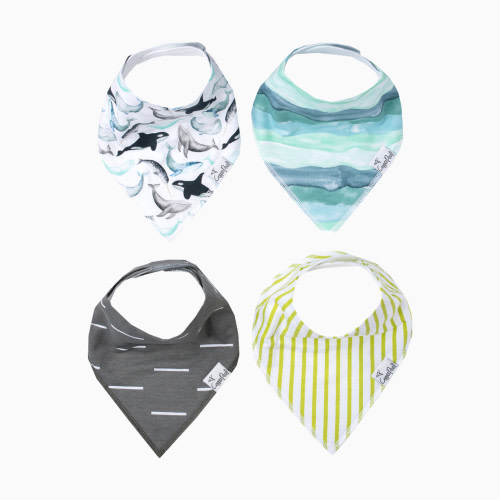 Printed Bandana Bib Set (4-Pack) - Kai