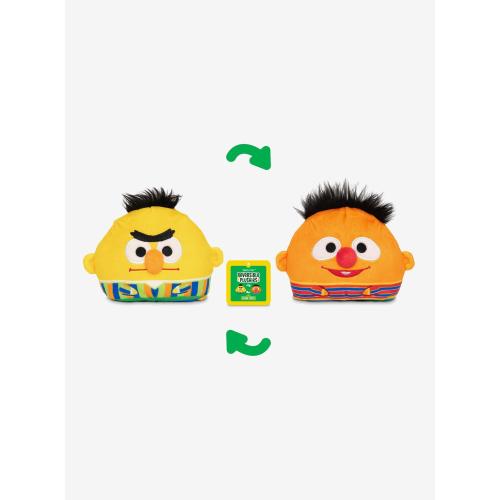 TeeTurtle Sesame Street Bert & Ernie Reversible Plush