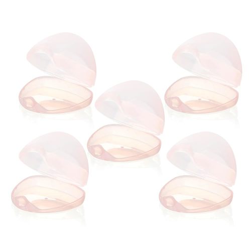 PandaEar 5 Pack Baby Pacifier Case for Diaper Bag, Container Boxes for Travel, Universal Accessories Holders, BPA Free, Pink