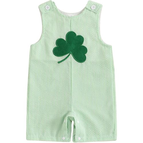 Amnnchya Newborn Baby Boy Girl Clothes Stripes Sleeveless Romper Infant Embroidery Bodysuit Cute Summer Spring Outfit