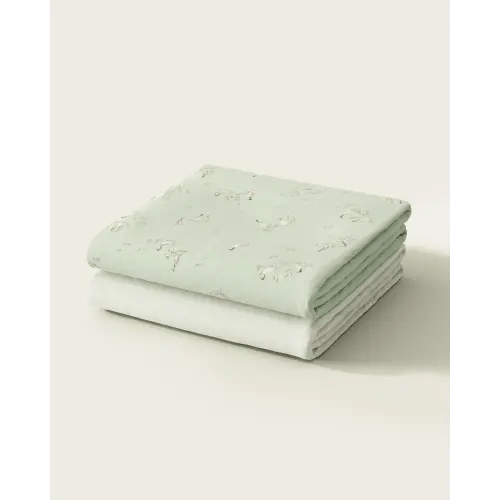 Mallard Organic Crib Sheet Set