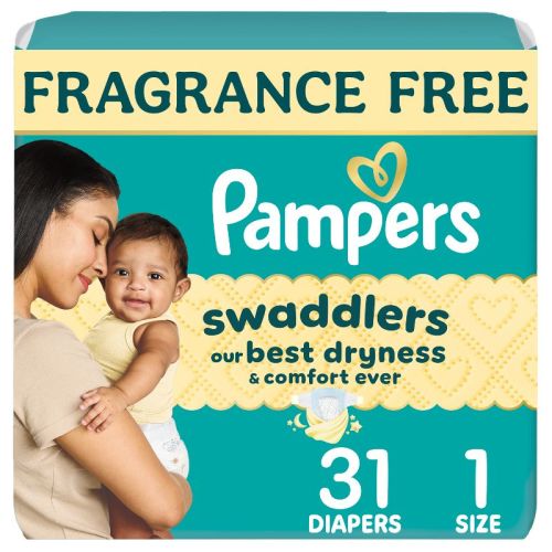 Pampers Swaddlers Sensitive Disposable Diapers - Size 1 - 32ct