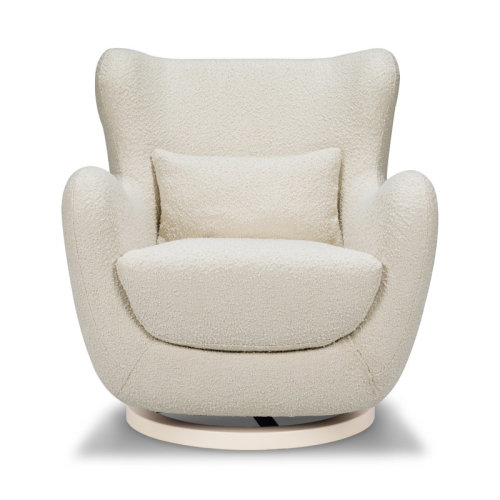 Nursery Works Solstice Swivel Glider in Boucle & Reviews | Wayfair