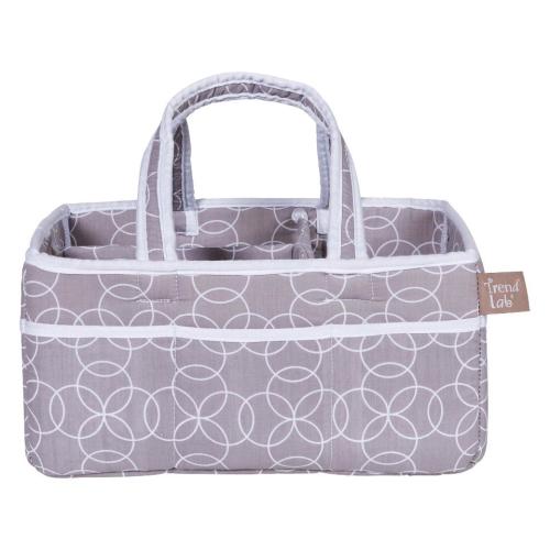Trend Lab Gray Circles Storage Caddy