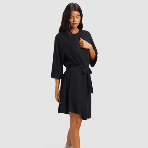 Women's Bamboo Stretch-Knit Kimono Robe | Cozy Earth