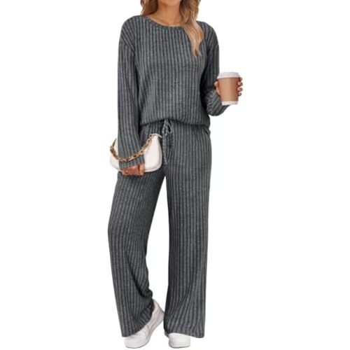 LILLUSORY Womens Lounge Sets 2 Piece Matching Pajamas Fall Outfits 2026