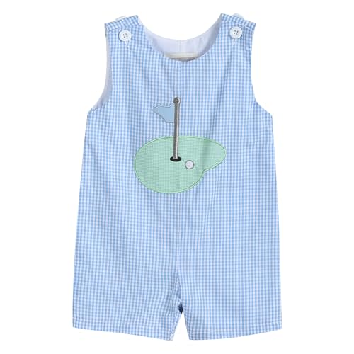 Lil cactus Boys Baby and Toddler Applique Shortall Overalls Romper