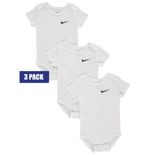 Nike Baby Boys' 3-Pack Bodysuits 6 Month