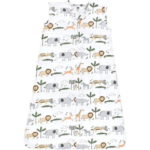 Hudson Baby Unisex BabyCotton Sleeveless Wearable Sleeping Bag, Sack, Blanket