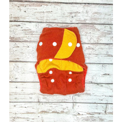 Merino Wool Cashmere Cloth Diaper Cover: One-Size Upcycled Wrap