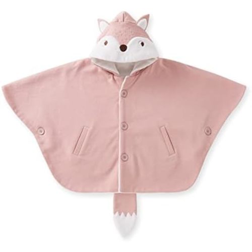pureborn Baby Boys Poncho Cape Cloak Fleece Hooded Coat