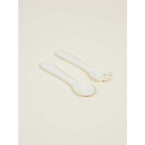 Silicone Baby Fork&Spoon–Pottery Collection