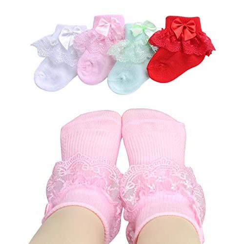 PrinceSasa Little Baby Girl Princess Lace Ruffles Socks Set
