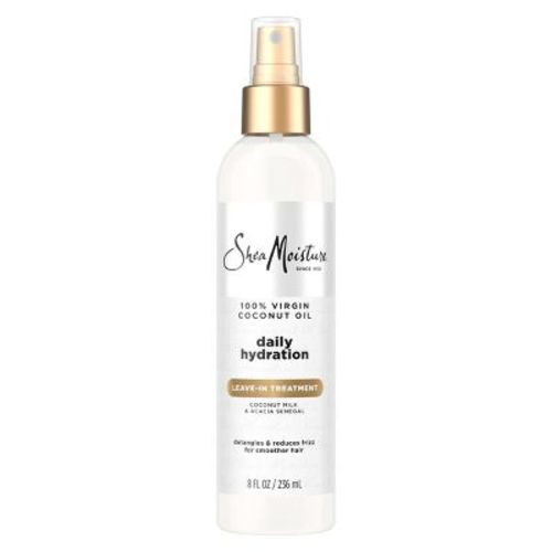 SheaMoisture 100% Virgin Coconut Oil Leave In Conditioner - 8 fl oz: Moisturizing, Detangling, Dry Hair, Paraben-Free