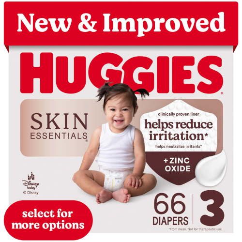 Huggies, Baby Diapers, Size 3 (16-28 lbs), Hypoallergenic
