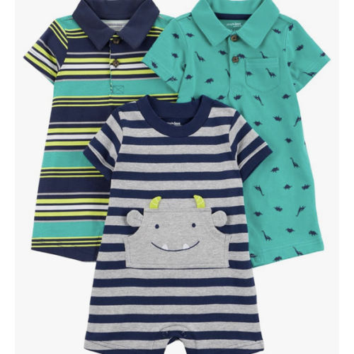 Simple Joys by Carter's Baby Boys' 3-pack Rompers