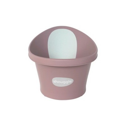 Shnuggle Baby Bath | Newborn baby bath Support with Bum Bump | Compact Bathtub for babies | Bath Seat Suitable from Birth Blossom