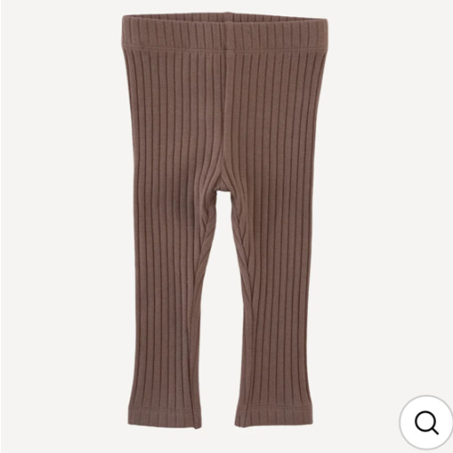 classic skinny legging | spiced chocolate | organic cotton wide rib – kate quinn