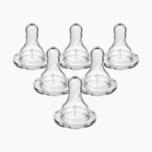 Dr. Brown's Narrow Nipple (6 Pack) - Clear, Level 1
