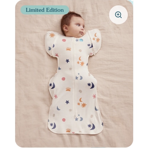 Swaddle Up™ 2-in-1 Transition Bag 1.0 TOG Large Organic Cotton Buff Lunar – Love to Dream US