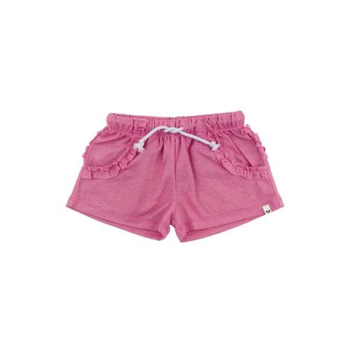 Lottie Sparkle Ruffle Pocket Ruffle-Back Shorts, 2-3T
