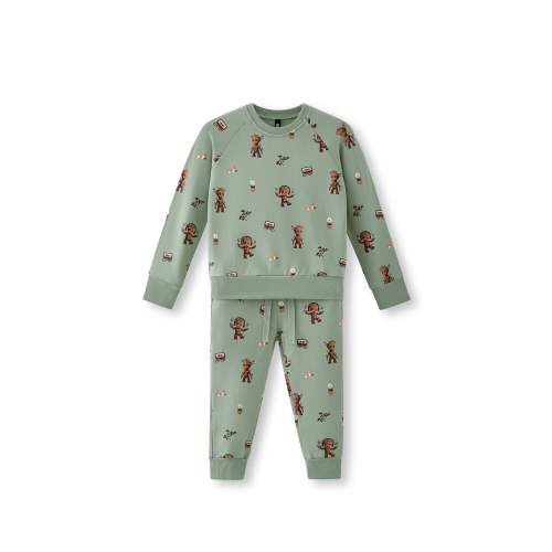 Long Sleeve Jogger Set in Groot
