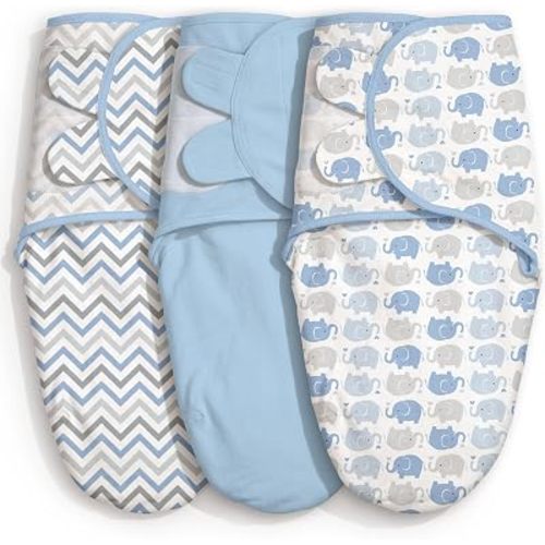 GLLQUEN BABY Swaddles for Newborns 0-3 Months, Adjustable & Easy Fastener
