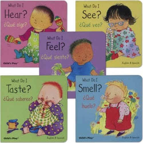My Five Senses Bilingual Board Books - Set of 5