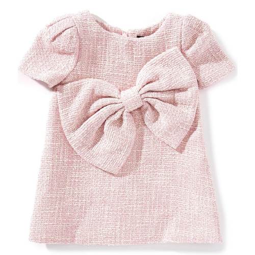 Bardot Baby Girls Cap Sleeves Lucille Bow Mini Dress
