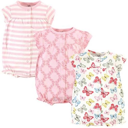 Touched by Nature Baby Unisex Baby Organic Cotton Rompers