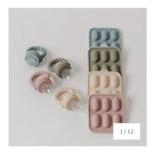 Silicone Fruit Feeder & Ice Tray Set – HoneyBug