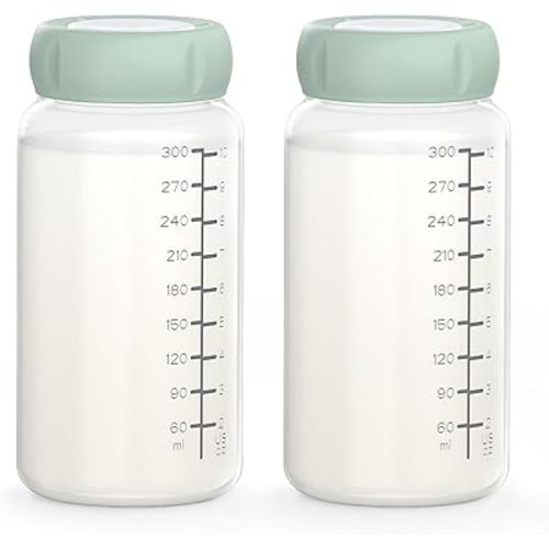 Xaproo Breastmilk Containers, Compatible with Xaproo Breast Milk Cooler-Green (2PCS)