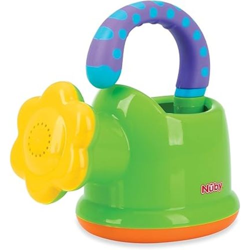 Nuby Fun Watering Can Bath Toys, Sensory Play for Babies, 6 Months+