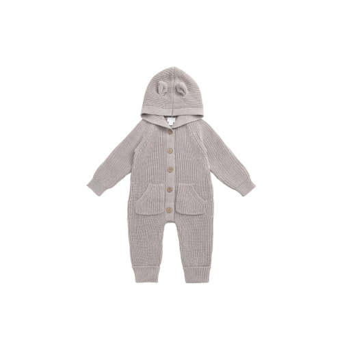 Bear Knit Onepiece - Moleskin Marle – Jamie Kay USA
