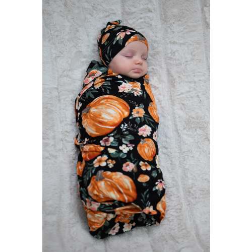 Baby Swaddle Set: Harvest Floral – Lila