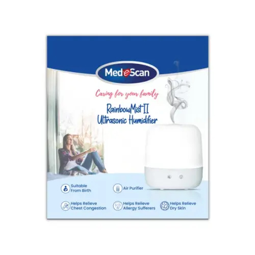 MedeScan RainbowMist II Ultrasonic Humidifier | Baby Bunting AU