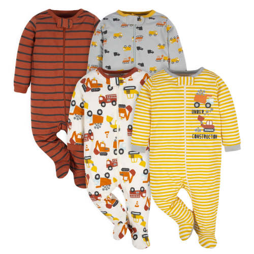 4-Pack Baby Boys Transportation Zone Sleep 'N Plays – Gerber Childrenswear