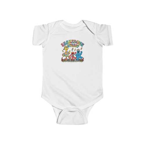 Shakedown Street Sesame Street Characters Bodysuit | Grateful Dead Inspired Infant