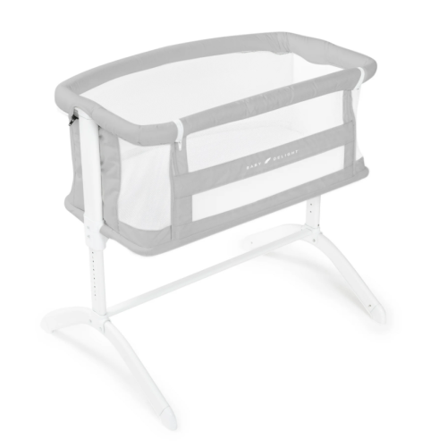 Baby Delight Serenity Bassinet and Bedside Sleeper, Pebble Grey
