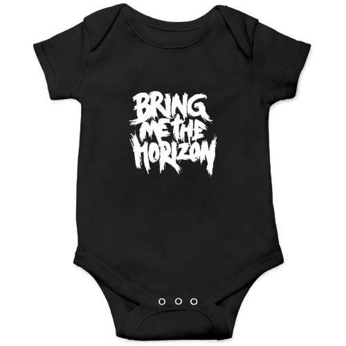 Bring Me the Horizon Band Baby Onesie Kids's Short Sleeve Onesie 12M Black sold by Culture Kings | SKU 429160684 | Printerval