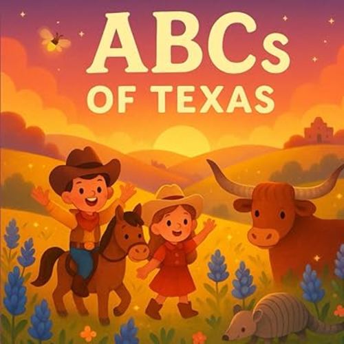 ABCs Of Texas: Toddler Book About Texas (States Book for Kids)