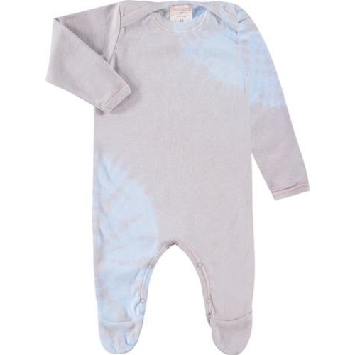 Tie Dye Organic Cotton & Modal Footie Pajamas, 3-6M