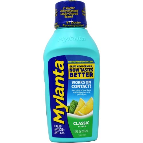 Mylanta Max Strength Liquid Antacid & Gas Relief, Classic, 12oz