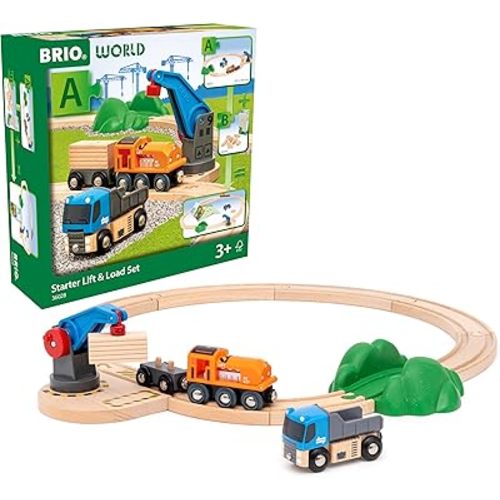 BRIO World – 36028 Starter Lift & Load Set
