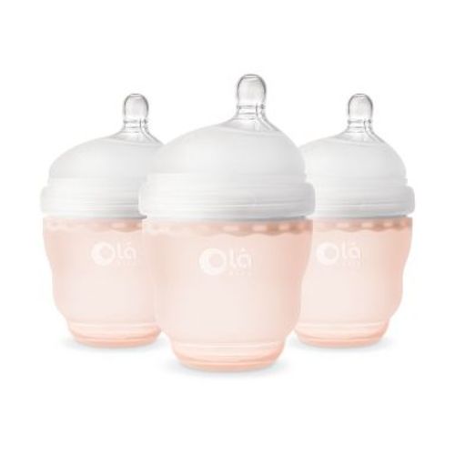 Olababy Gentle Bottle - Coral 4oz (3PK)