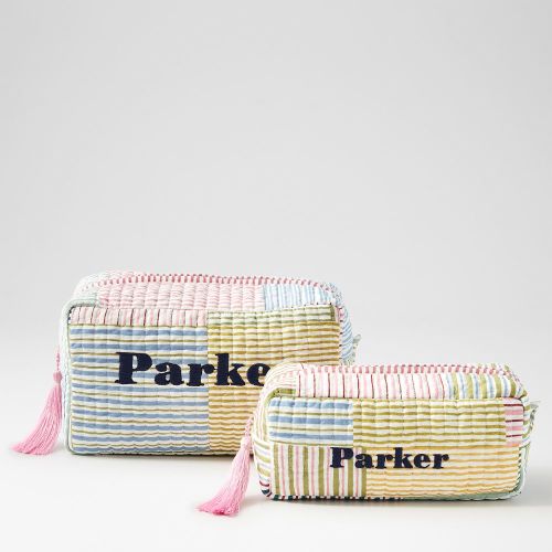 Block Print Travel Pouch