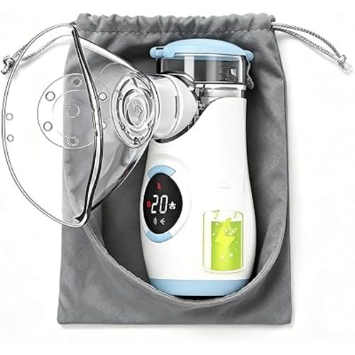 Portable Drawstring Pouch for Nebulizer, for Adults, for Kids, Home Storage Bag