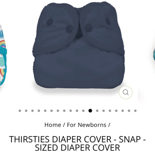 Thirsties Diaper Cover - Snap - sized diaper cover
