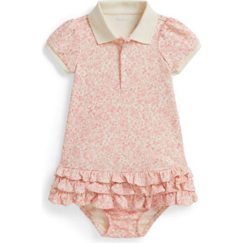 Strawberry Print Dress & Bloomers Set, 9M